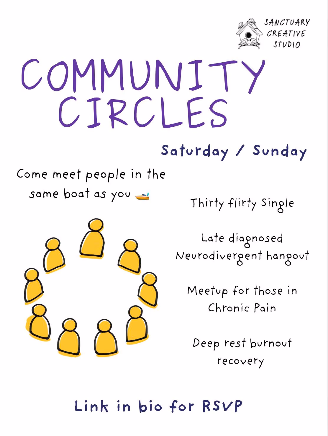 Poster for Community Circles