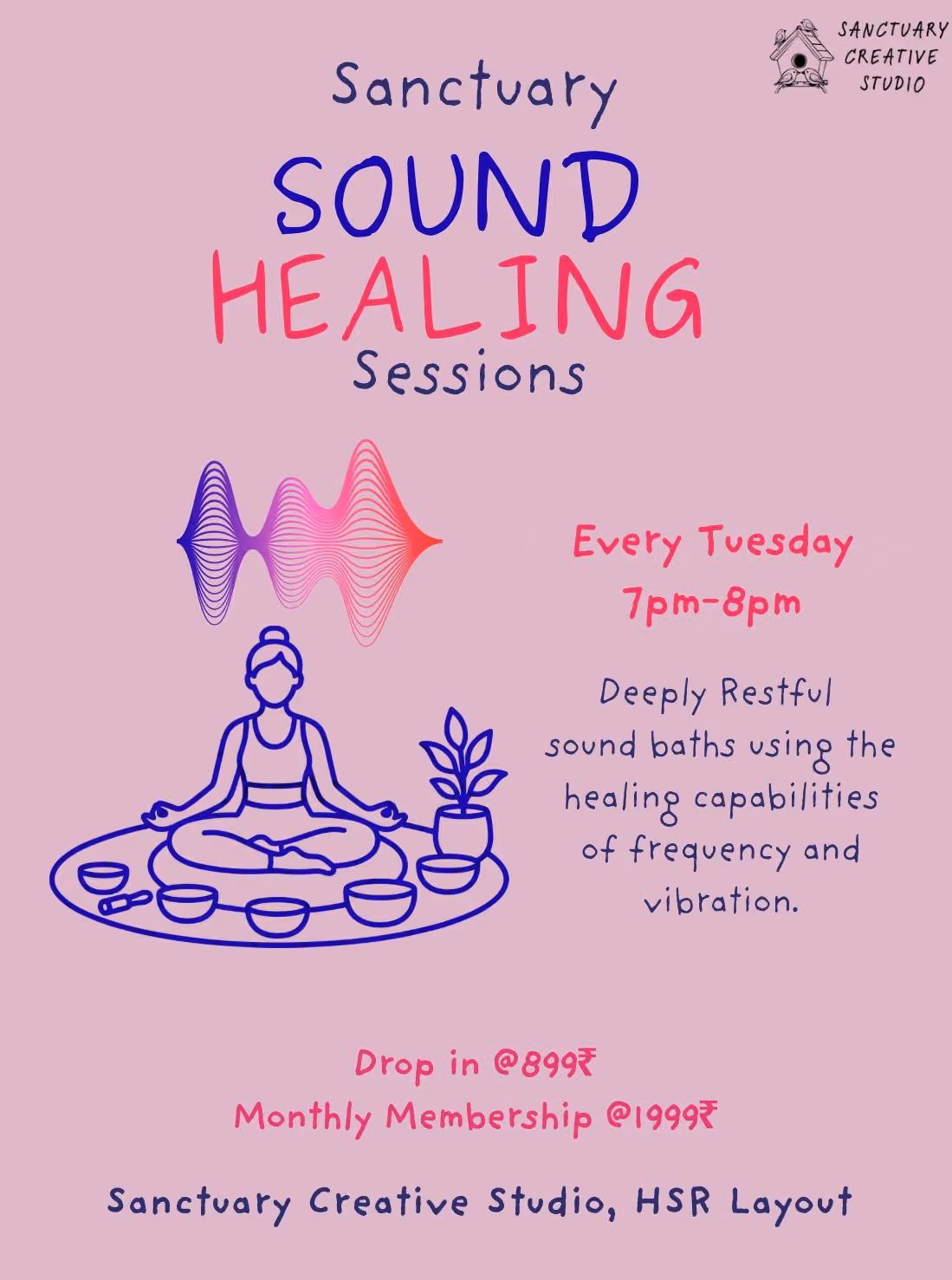 Poster for Sound Healing Sessions